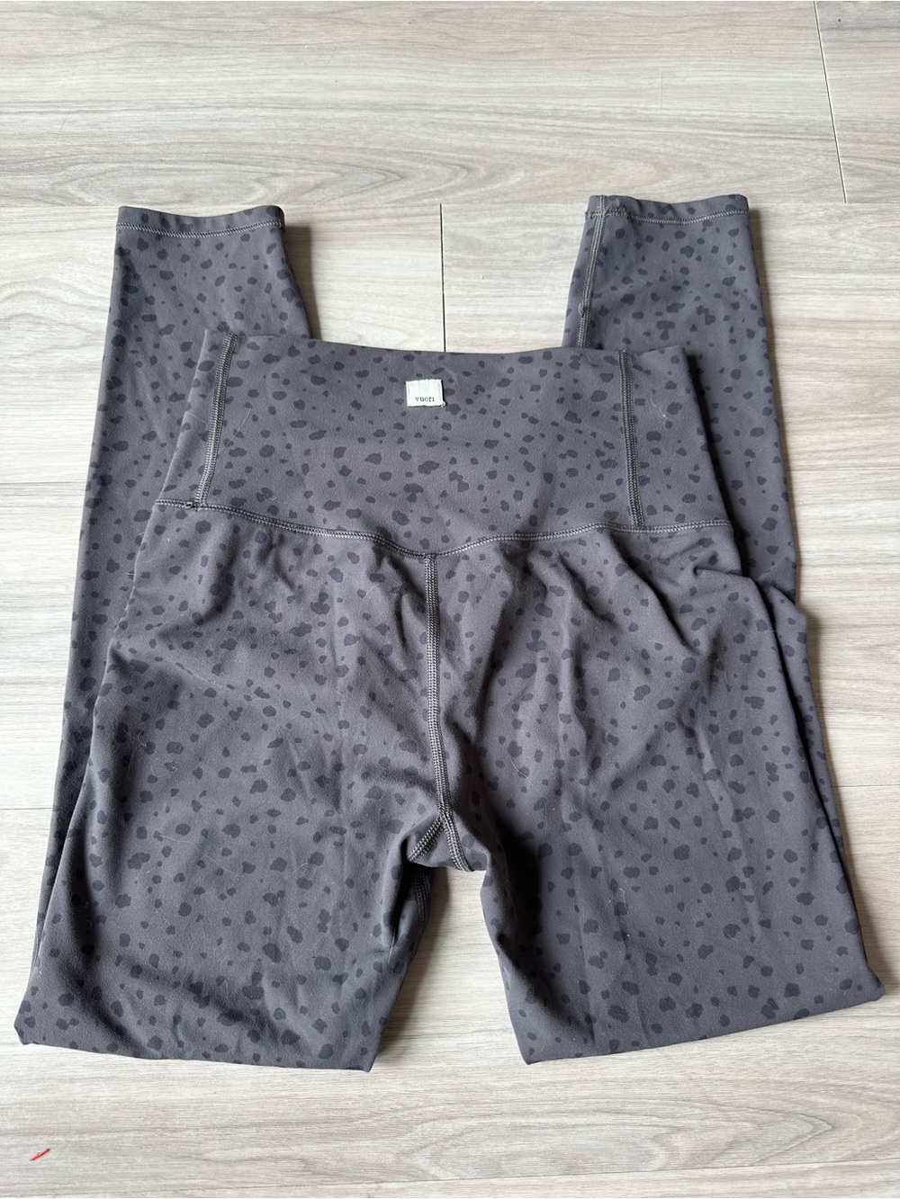 Vuori Legging Charcoal Grey Printed Leggings Womens XS